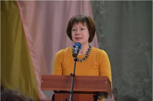 Приветствие участников конференции главным специалистом отдела довузовского профессионального образования Главного управления образования и молодежной политики Алтайского края Гуряшиной И.А.
