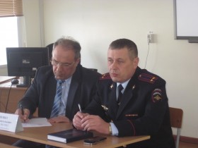 Встреча работников лицея с начальником полиции